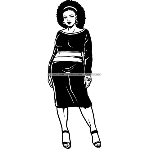 Strong Afro Woman SVG Cancer Survivor Cutting Files For Silhouette Cricut and More