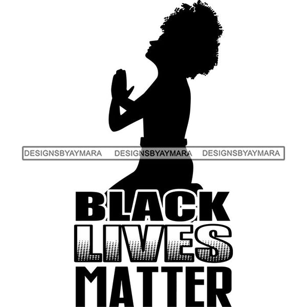 Black Lives Matter Humanity Social Protest Justice Black-Owned Businesses SVG PNG JPG Vector Cutting Files
