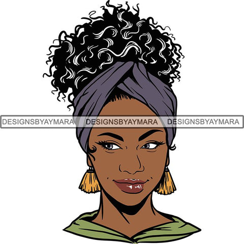 Afro Independent Successful Woman SVG Cutting Files For Silhouette Cricut and More