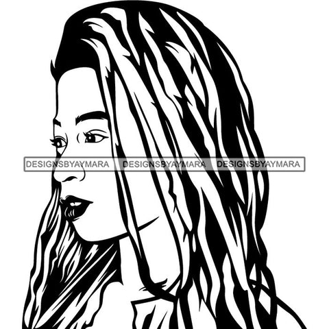Afro Lady Black Goddess Melanin Dark Latina Morena SVG Files For Cutting and More!