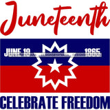 June 19 Juneteenth Emancipation Freedom Holiday African American History  SVG PNG JPG Vector Cutting Files