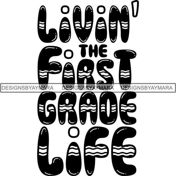 Back to School Cute Quotes .SVG Cut Files for Silhouette and Cutting