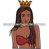 Ebony Afro Woman Nubian Melanin Brown Skin Makeup Model Glasses Accesories SVG Cut Files