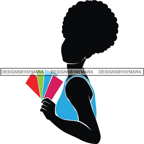 Afro Craft Lady SVG Cutting Files For Silhouette Cricut and More