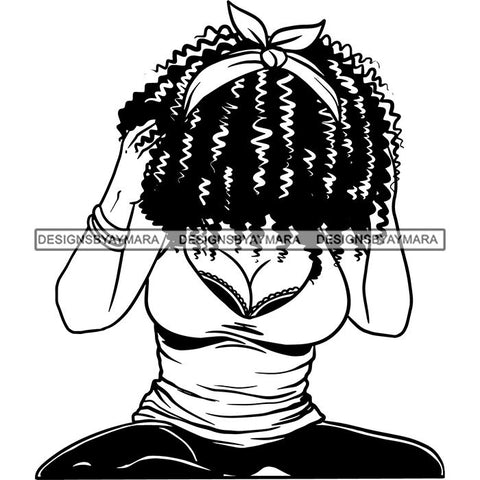 Afro Woman Goddess Hot Seller Design SVG Cutting Files