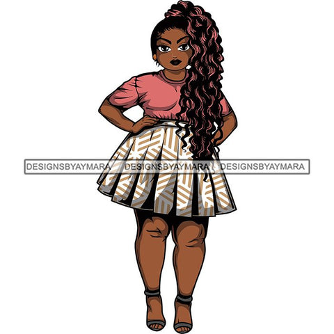 Afro Thick Classy Lola Boss Lady .SVG Cutting Files For Silhouette and Cricut and More!