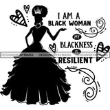 Black Queen Nubian Melanin Quotes .SVG Files For Silhouette and Cricut