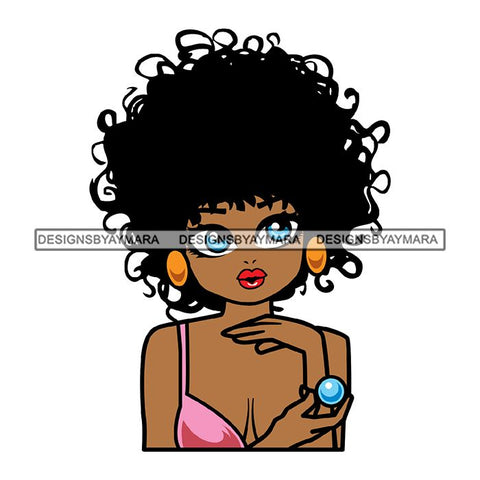 Afro Cute Lady Sassy Classy Melanin Sisi .SVG Cutting Files