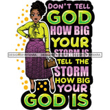 Afro Classy Lola Elegance Glamour Church Lady God Lord Dios Quotes .SVG Clipart Vector Cutting Files For Circuit Silhouette Cricut and More!