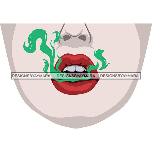 Funny Half Face Cute Designs For Mask Virus Protection SVG Cutting Files