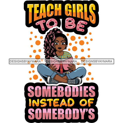 Afro Lola Reading Education Smart Woman Quotes .SVG Cutting Files For Silhouette Cricut and More!