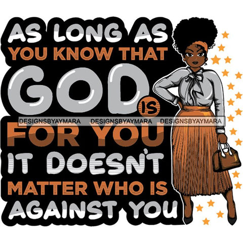 Afro Classy Lola Elegance Glamour Church Lady God Lord Dios Quotes .SVG Clipart Vector Cutting Files For Circuit Silhouette Cricut and More!