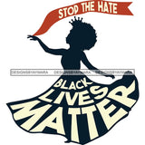 Black Lives Matter Humanity Social Protest Justice Black-Owned Businesses SVG PNG JPG Vector Cutting Files