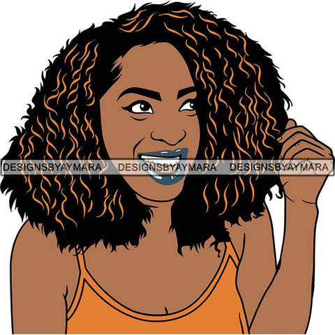 Afro Woman Goddess Diva Melanin Love Sensual .SVG Cut Files For Silhouette and Cricut and More!