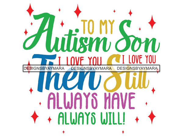 Autism Awareness Quotes PNG File For Print