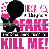 Strong Afro Woman SVG Cancer Survivor Cutting Files For Silhouette Cricut and More