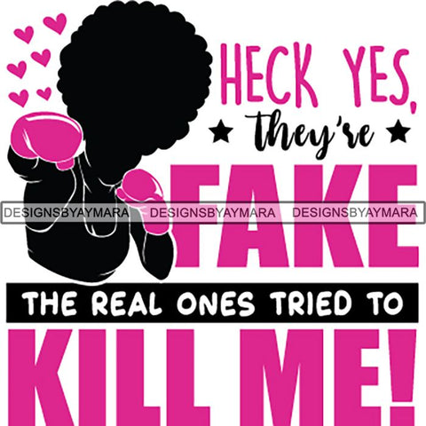 Strong Afro Woman SVG Cancer Survivor Cutting Files For Silhouette Cricut and More