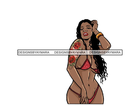 Tattoo Nubian Goddess PNG Files For Print Not For Cutting