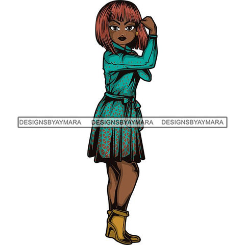 Afro Strong Classy Lola Flexing Believe in Yourself .SVG Cutting Files For Silhouette and Cricut and More!