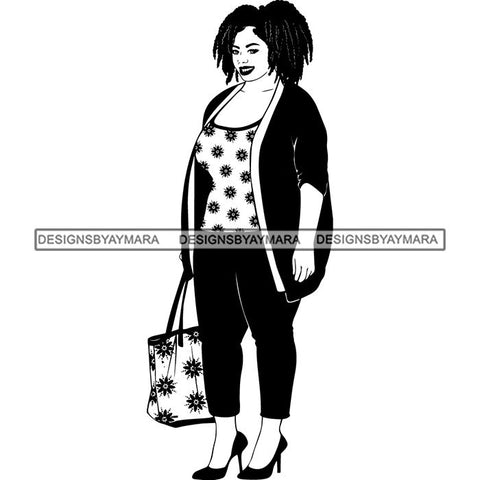 Afro Lady Black Goddess Melanin Dark Latina Morena SVG Files For Cutting and More!