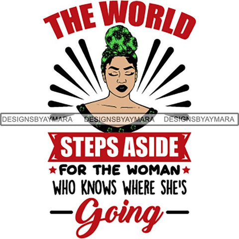 Afro Boss Lady Lord Life Quotes SVG Files For Cutting and More