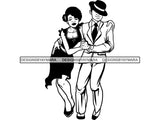Stepper Dancer Stepping Chicago Style SVG Cut Files