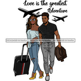 Couple Adventure Getaway Married Loving Couple Travelling Europe Illustration SVG JPG PNG Vector Clipart Cricut Silhouette Cut Cutting