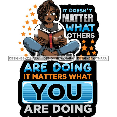 Afro Lola Reading Education Smart Woman Quotes .SVG Cutting Files For Silhouette Cricut and More!