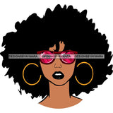 Afro Boss Lady Dope Diva Glamour Hot Sellers Designs .SVG Cutting Files