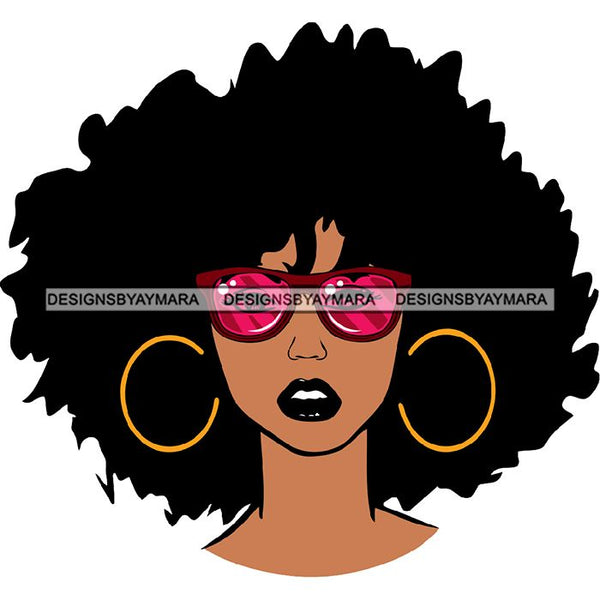 Afro Boss Lady Dope Diva Glamour Hot Sellers Designs .SVG Cutting Files
