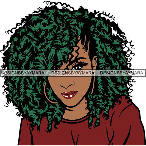 Afro Woman Goddess Diva Melanin Love Sensual .SVG Cut Files For Silhouette and Cricut and More!