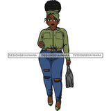 Lola Afro Beautiful Black Proud Woman .SVG Cutting Files For Silhouette and Cricut and More!