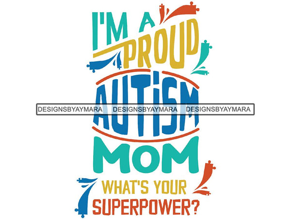 Autism Awareness Quotes PNG File For Print