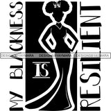 Black Queen Nubian Melanin Quotes .SVG Files For Silhouette and Cricut