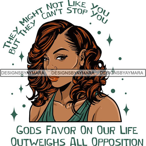 Afro Independent Successful Woman SVG Cutting Files For Silhouette Cricut and More