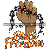 Juneteenth Emancipation Freedom June 19 Holiday African American History  SVG PNG JPG Vector Cutting Files
