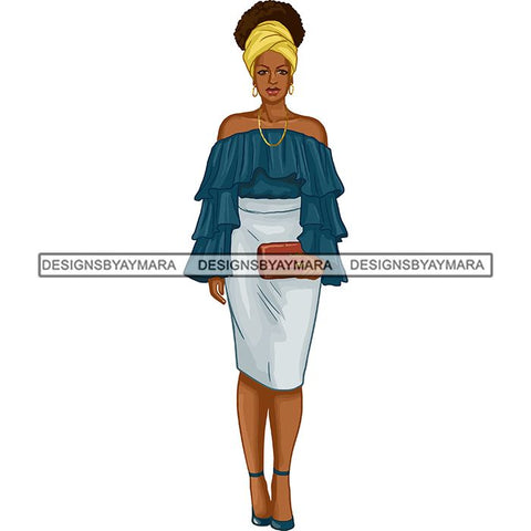 Fashion Diva Glamour Afro Classy Sexy Lady SVG PNG JPG Vector Files For Cutting and More