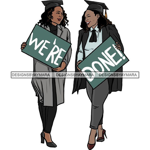 Graduation Achievement Hard Work Diploma Success Robe Cap Certificate College SVG Cutting Files
