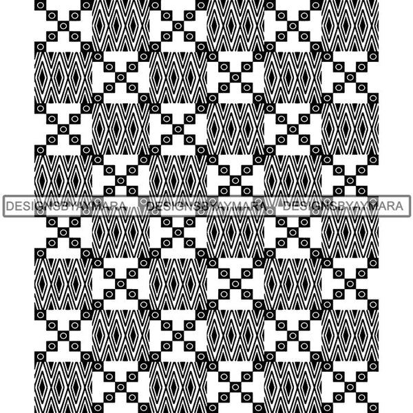 Kente African Pattern African American Culture SVG Cutting Files For Cricut and Silhouette