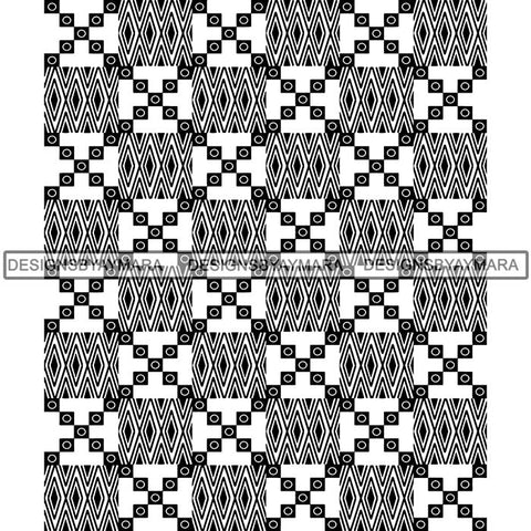 Kente African Pattern African American Culture SVG Cutting Files For Cricut and Silhouette