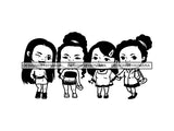 Ladies Trip Party Girls Getaway SVG Cut Files For Silhouette and Cricut