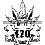 Weed Leaf Grass Medical Marijuana Hemp Pot Joint Blunt Cannabis Hashish Stoned High Life SVG Cutting Files