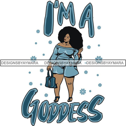 BBW  Woman Thicker Than Snicker I'm a Goddess Quotes .SVG Cut Files For Silhouette Cricut and More