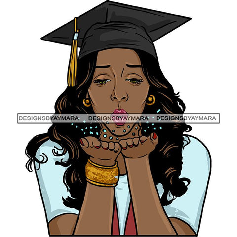 Graduation Achievement Hard Work Diploma Success Robe Cap Certificate College SVG Cutting Files