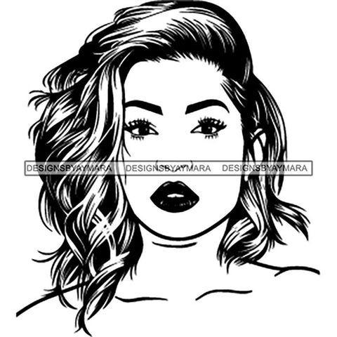 Afro Lady Black Goddess Melanin Dark Latina Morena SVG Files For Cutting and More!