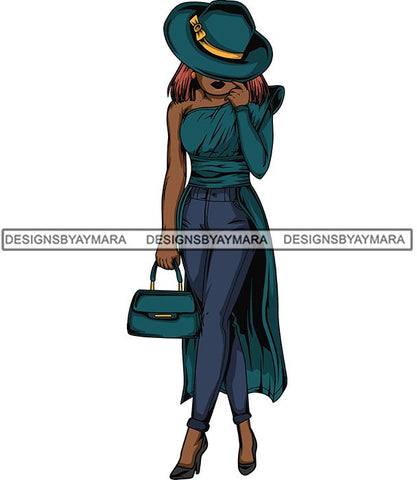 Afro Lola Flow Too Strong Elegance Elegant Woman Glamour Sexy Confident Lady .SVG Clipart Vector Cutting Files