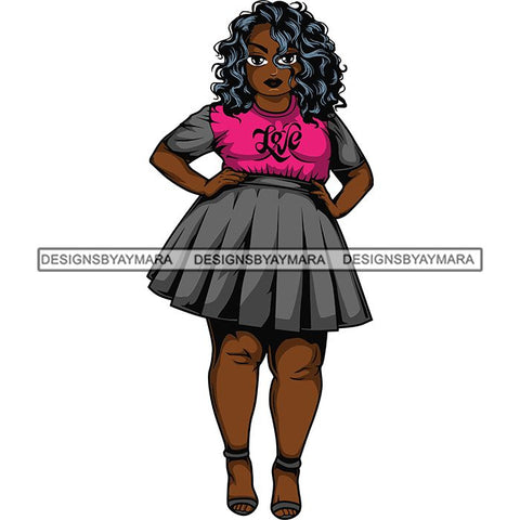 Afro Thick Classy Lola Boss Lady .SVG Cutting Files For Silhouette and Cricut and More!