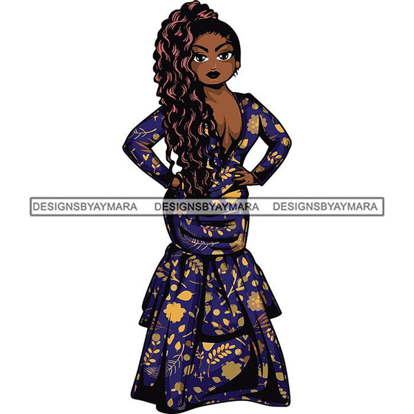 Afro Lola Boss Fashion Diva Glamour .SVG Cutting Files For Silhouette and Cricut and More!