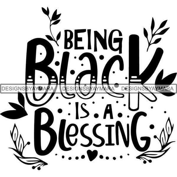 Black Queen Nubian Melanin Quotes .SVG Files For Silhouette and Cricut