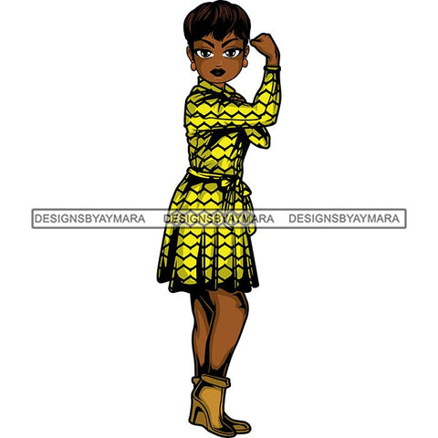 Afro Strong Classy Lola Flexing Believe in Yourself .SVG Cutting Files For Silhouette and Cricut and More!